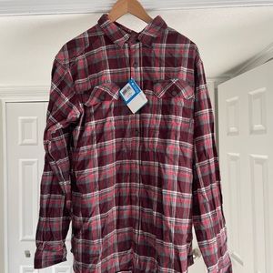 Columbia Omni-Wick Button down flannel- Mens-Large